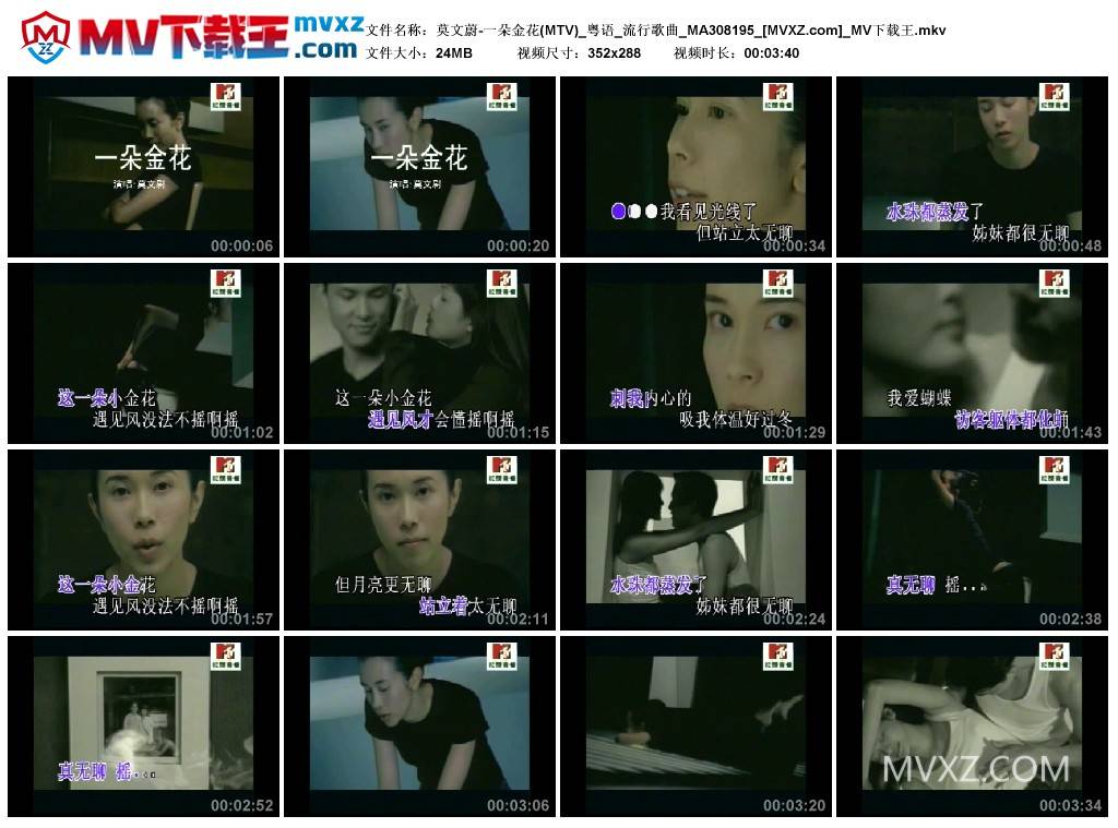 莫文蔚-一朵金花(MTV)_粤语_流行歌曲_MA308195